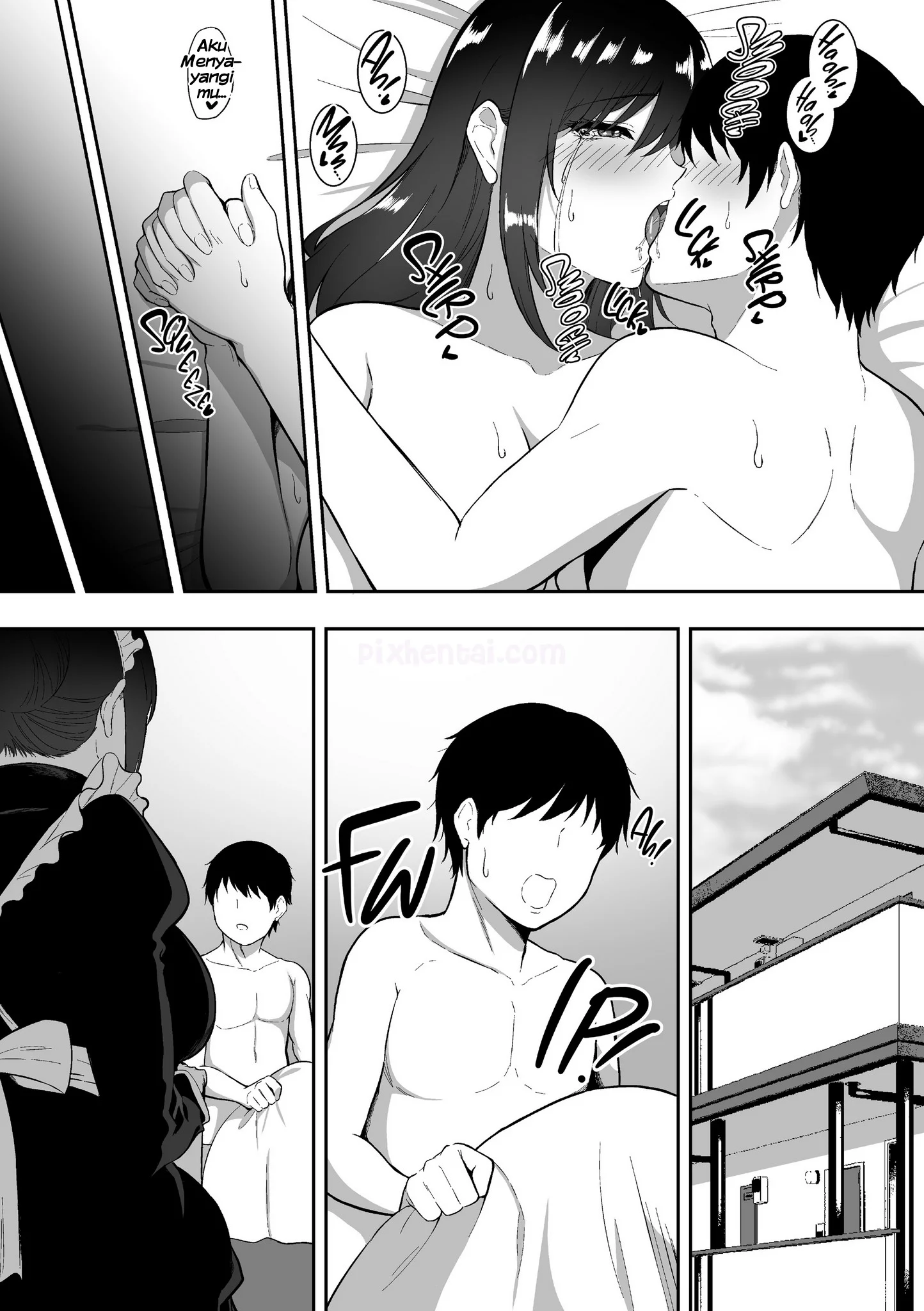 Komik hentai xxx manga sex bokep Maid no Shirasaki-san ni Gohoushi Shite Morau Hanashi part 3 page 56